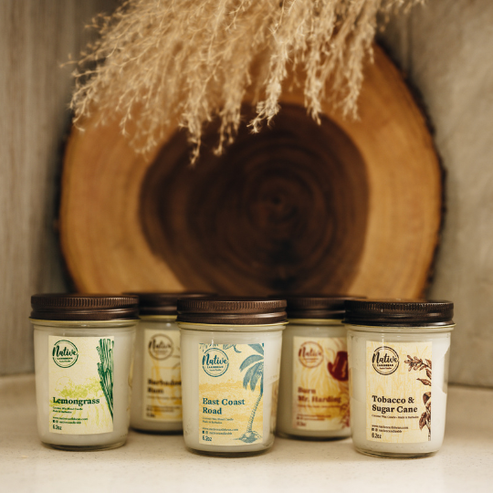 Group of Candles - Native Caribbean's Signature Candles
